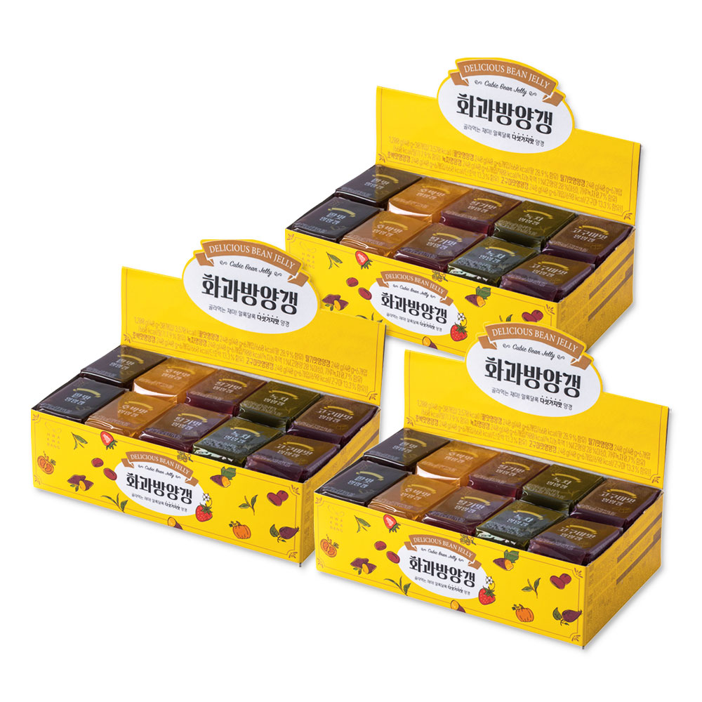 화과방 큐빅양갱 (40gx30개입) +쇼핑백, 3개 55,500원