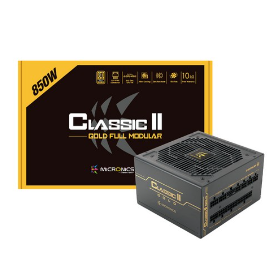 마이크로닉스 Classic II 850W 80PLUS GOLD 230V EU 풀모듈러 ATX 파워 HP1-O850GD-E12F 297,200원