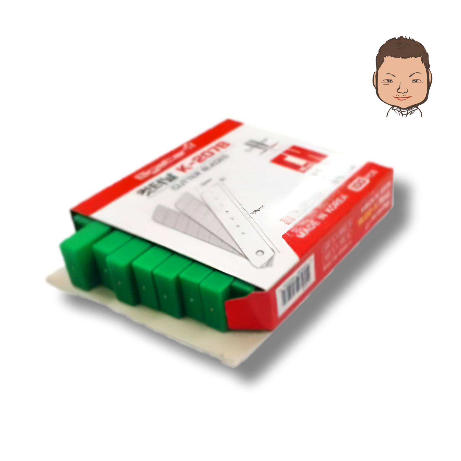 강동누리 화신공업 커터칼날 대형 K207B 18mm 7칸 100PCS입 6,490원