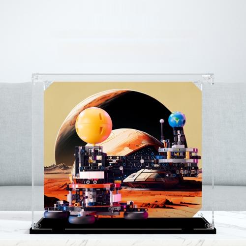 레고 테크닉 공전하는 지구와 달 42179 핀 고정형 아크릴 디스플레이 케이스 장식장 진열장 34,000원