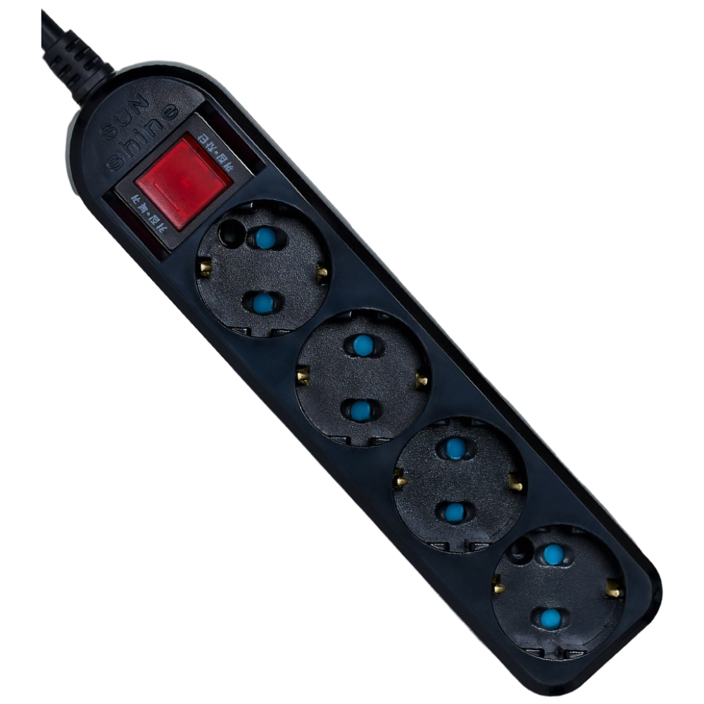 과부하차단 고용량 멀티탭 4000w 16A 냉장고 에어컨용 콘센트 블랙 4구, 1개, 검정, 2m 9,040원