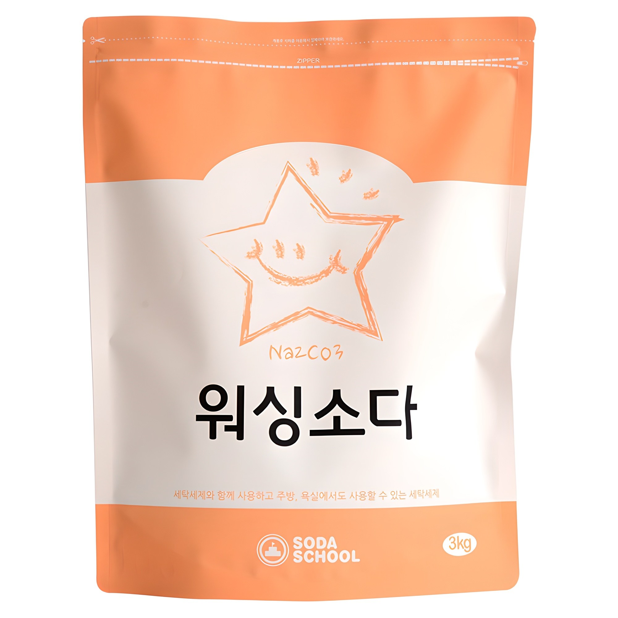 소다스쿨 워싱소다 세탁세제, 3kg, 1개 9,200원