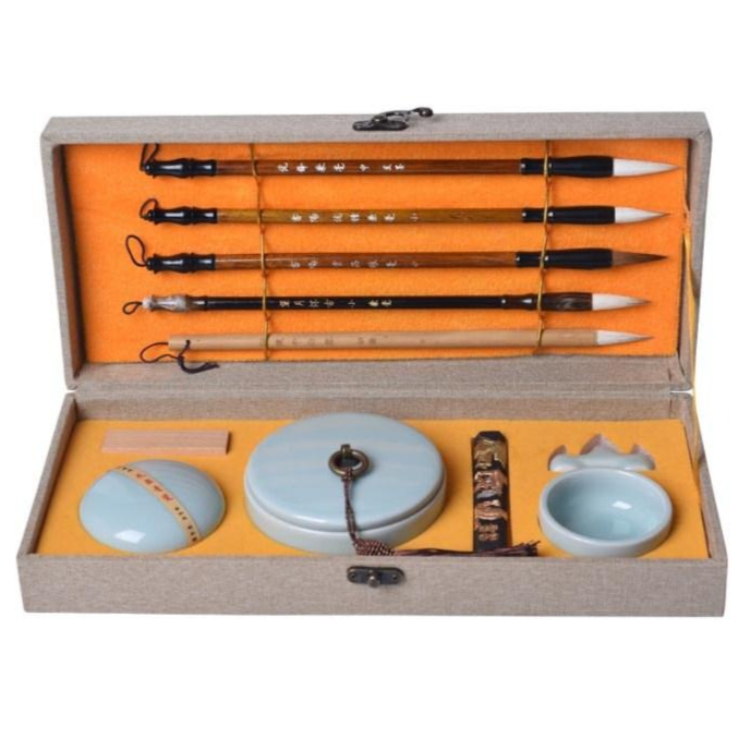 뚱보 단아하고 고급스러운 문방사우 먹 벼루  풀세트 22,300원