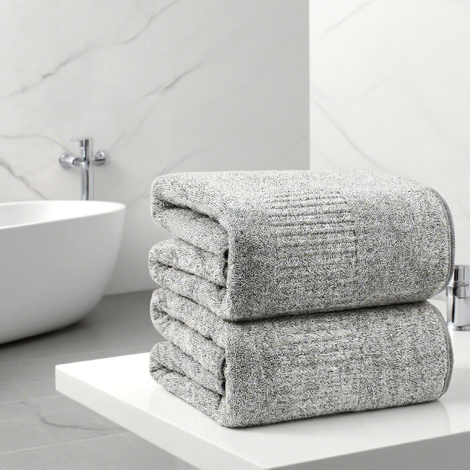 극세사 대형 비치타올 바스타올 호텔용 대형 항균 수건 부드러운 피부 친화 타월 360g 30수 세트, 그레이, 2개 25,520원