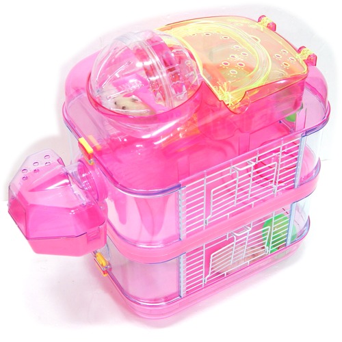 펫존 햄스볼 하우스 골든햄스터케이지 대형 햄스터케이지 햄스터 집 사육장, 핑크, 1개 26,440원