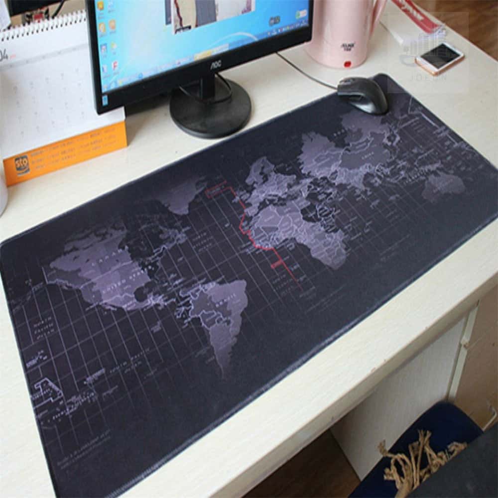 세계지도 장마우스패드 논슬립패드 사무용 키보드 게임용 PC방 책상용 3,500원