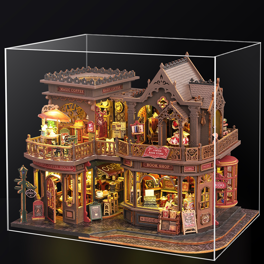 옥탑방어른이 DIY 미니어처 하우스 만들기 중형 마법사 카페거리 [한글메뉴얼포함] OCTP031 53,820원