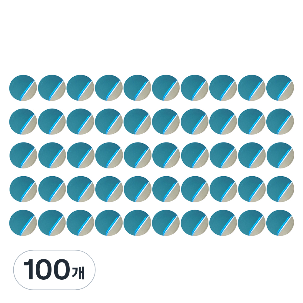 코히모 원형 자석 스티커 철판 40mm 4W159, 단일 색상, 100개 12,500원