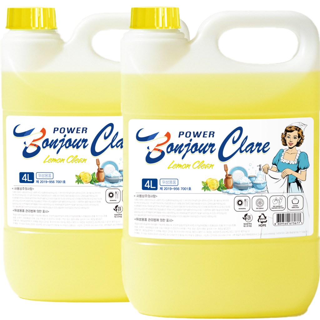 봉쥬르끌레어 레몬크린 주방세제 베이킹소다 고농축 프리미엄 7,720원