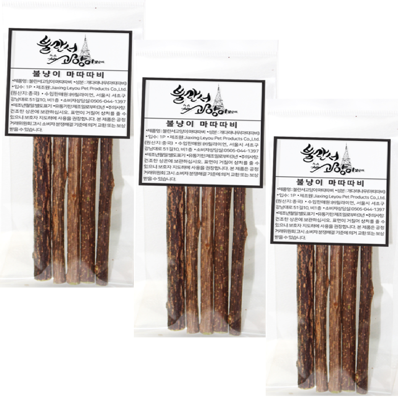 불란서고양이 두툼한 마따따비 스틱 15p, 혼합색상, 3개 6,230원