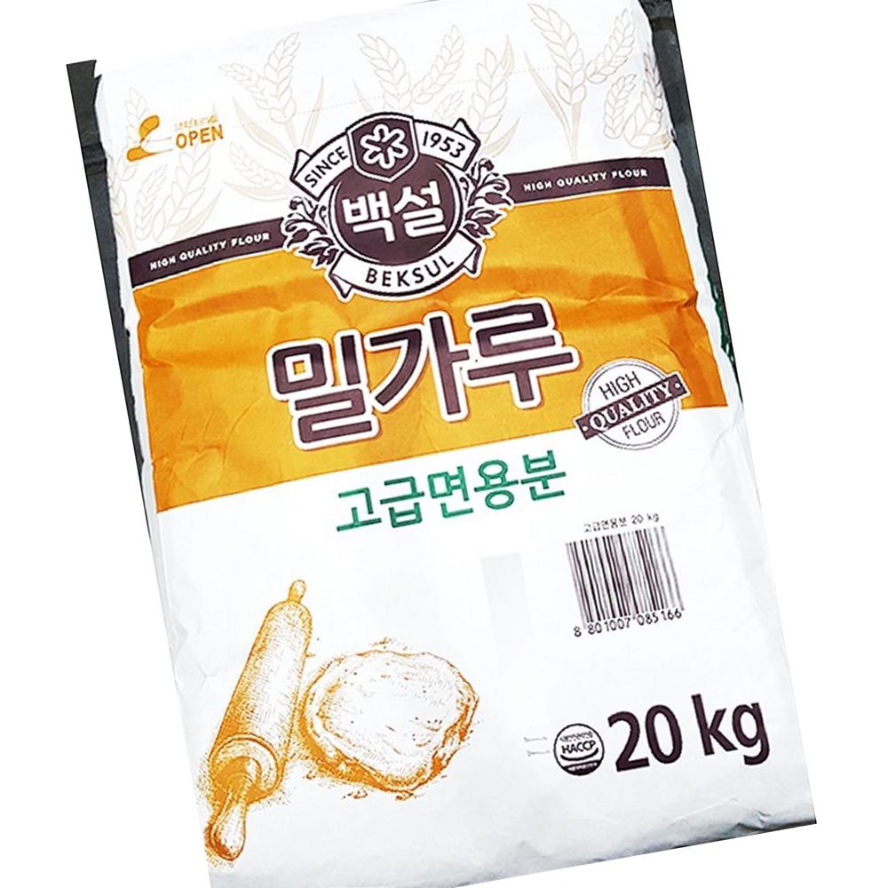 백설 고급면용 밀가루1호 호주 20kg 식자재 단체용 고급면용밀가루 밀가루 42,910원