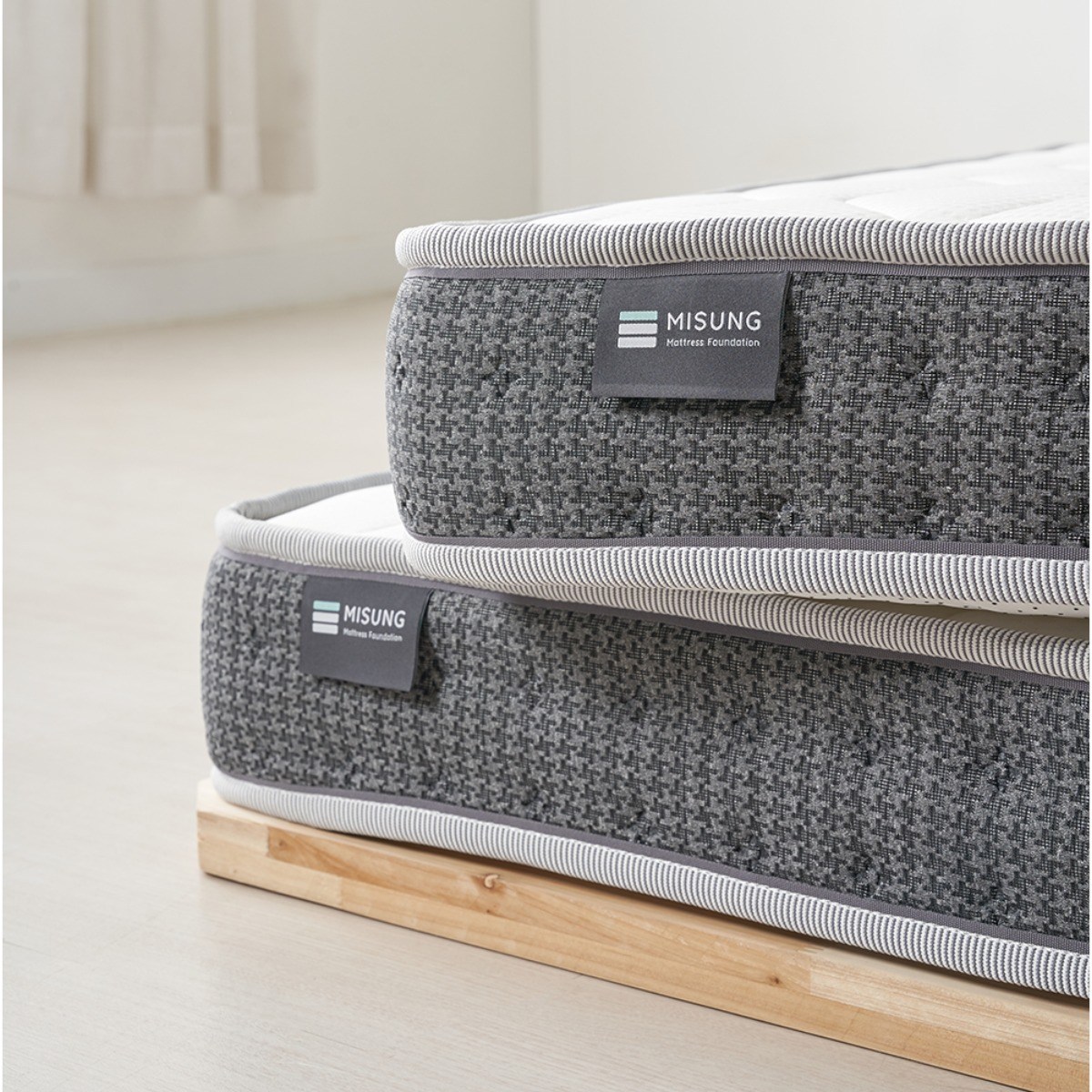 미성침대 슬림핏 본넬 스프링 매트리스 2층침대 원룸 복층 바닥 얇은 매트 싱글 슈퍼싱글 퀸, 12cm, 현재가 82,000원