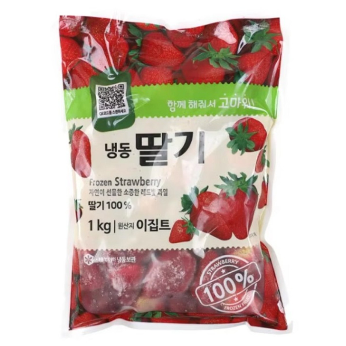 베리필드 이집트산 냉동딸기 1kg /무가당홀 20,000원