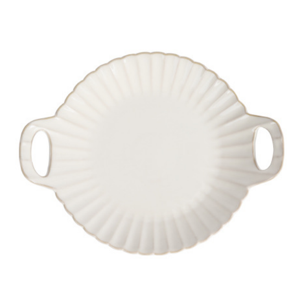 메이크유어홈 물결 도자기예쁜 접시 홈식기, 1개, 웨이브 14,900원