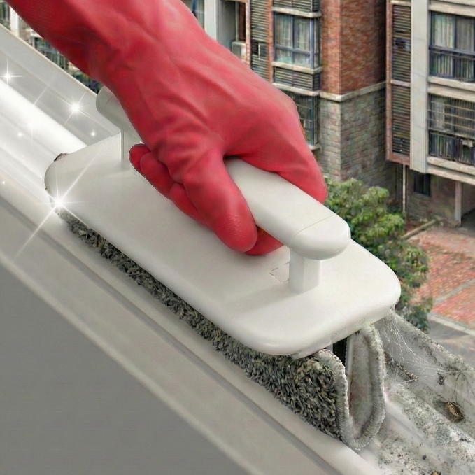 웨이백홈 빨아쓰는 다용도 창틀 틈새 청소 브러쉬 리필 2장 포함, 1개, 화이트 13,000원