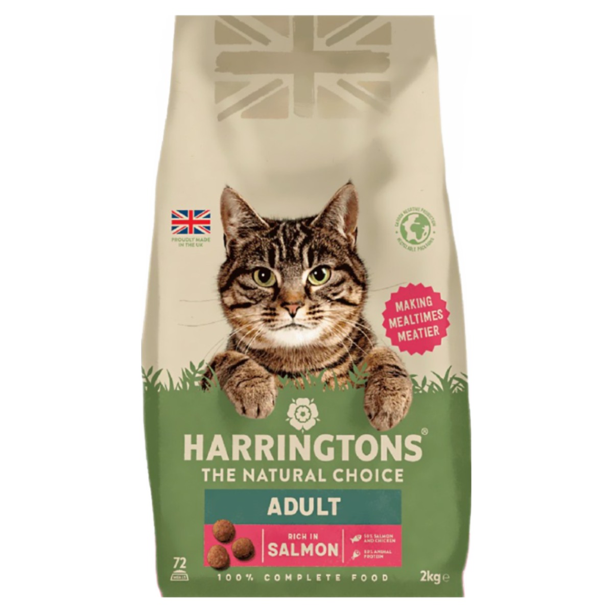 해링턴 펫푸드 고양이 사료 컴플리트 드라이 어덜트캣 연어, 1개, 2kg, 닭+연어 29,800원