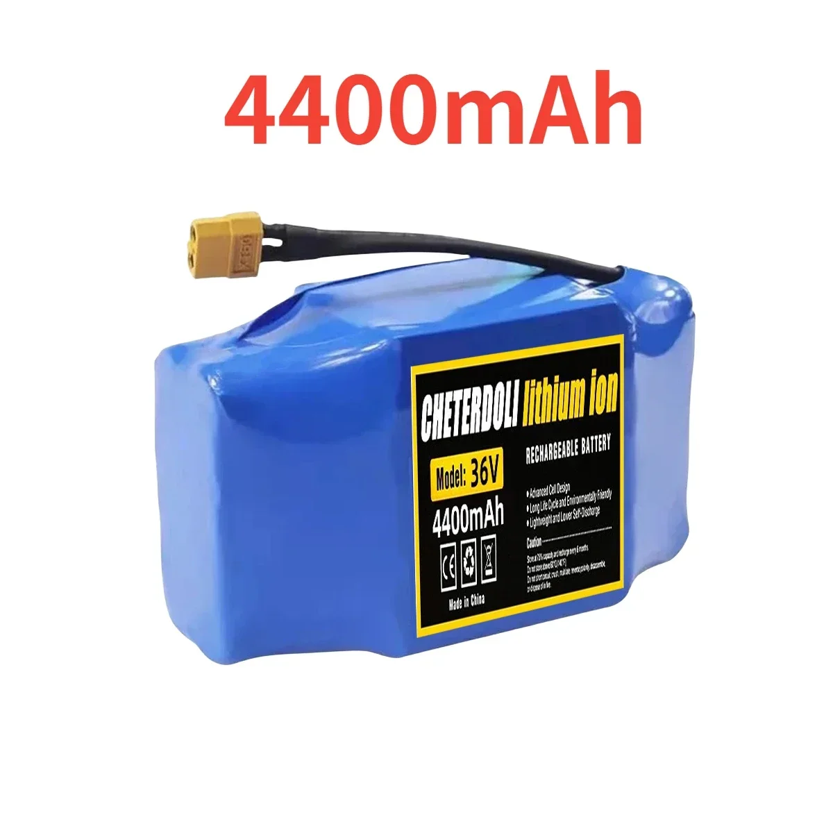 36V 12Ah 10s2p 리튬 충전지 전기 자체 균형 스쿠터 호버보드 외발자전거용 뛰어난 배터리 33,800원