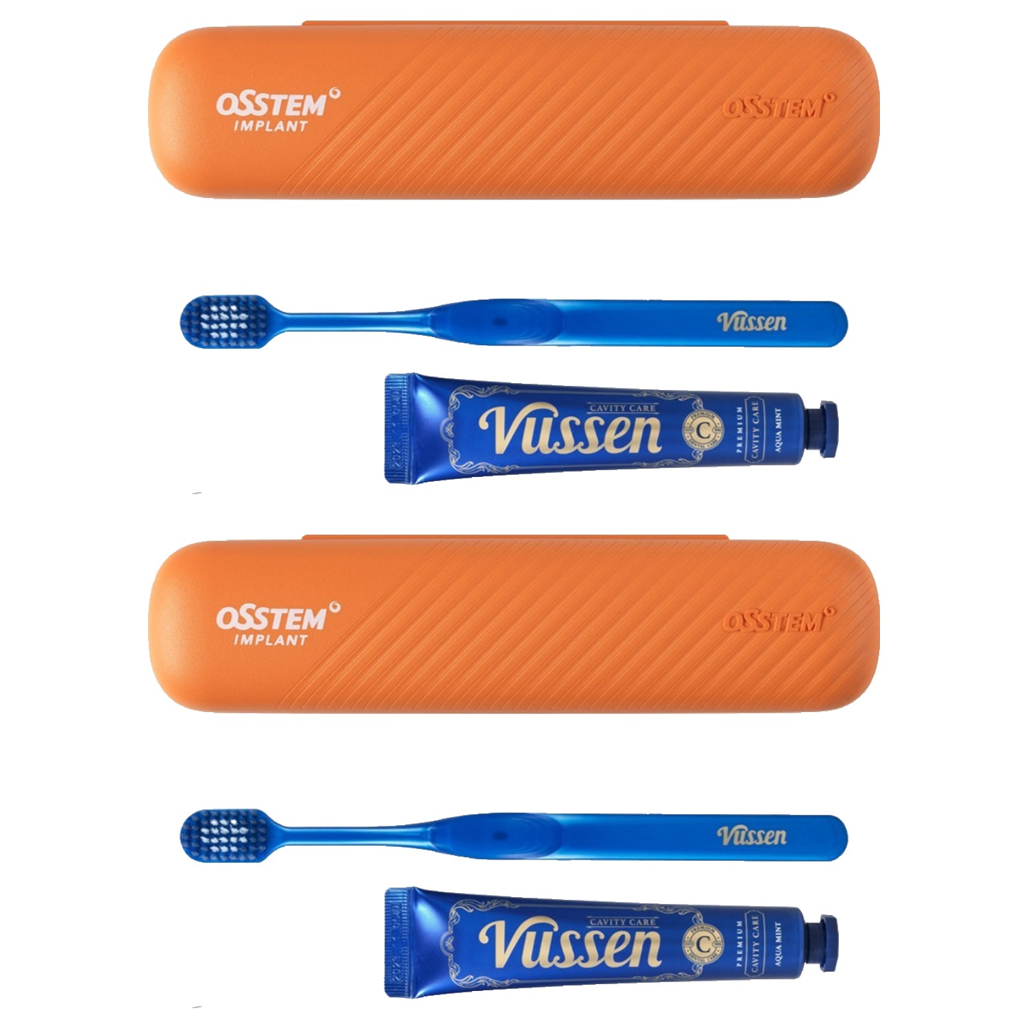 오스템 여행 휴대용 양치키트 뷰센 C 충치케어 치약 40g + 칫솔 세트 14,900원