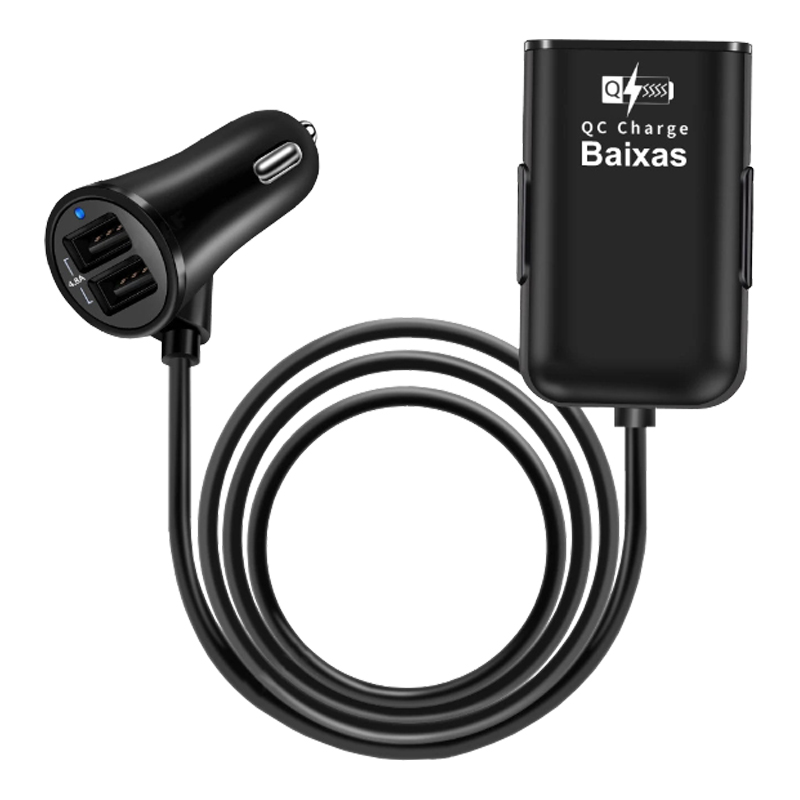 체리스팟 DU17 차량용 시가잭 듀얼 USB 확장형 연장형 백클립 4구 차량 충전기, 4구, 1개 11,500원