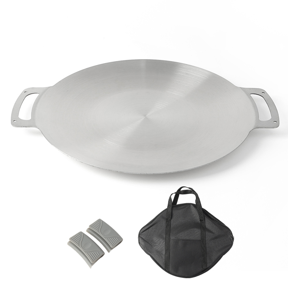 만능큐 스텐 그리들 40cm 손잡이 가방포함 캠핑불판 80,000원