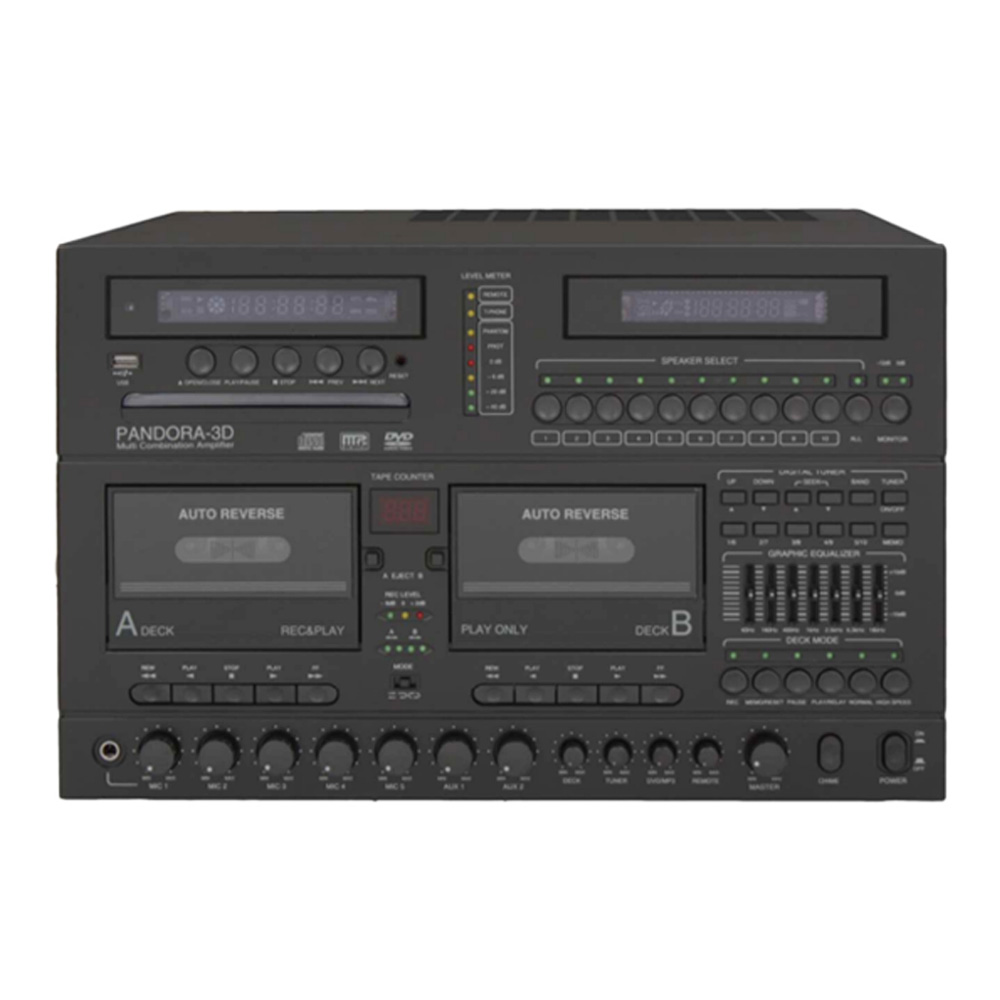 PANDORA-1D 비상 방송 PA앰프 카세트테이프 챠임 데크 1,380,000원