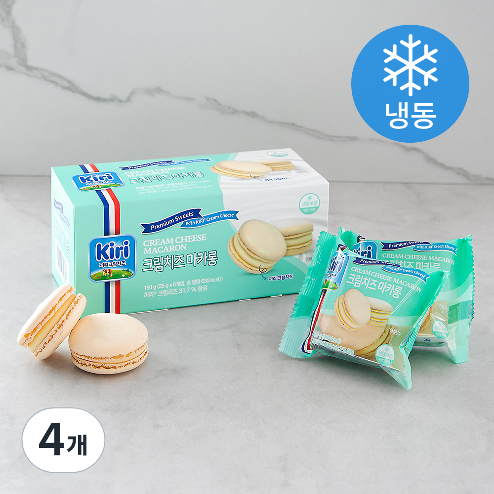 끼리 크림치즈 마카롱 (냉동), 25g, 6개입, 4개 45,430원