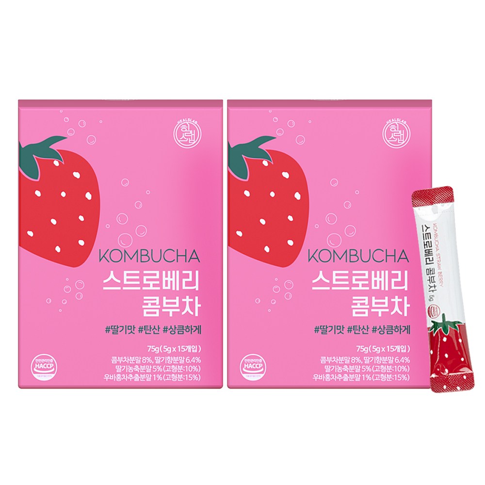 힐스랩 콤부차 스트로베리, 5g, 15개입, 2개 10,900원