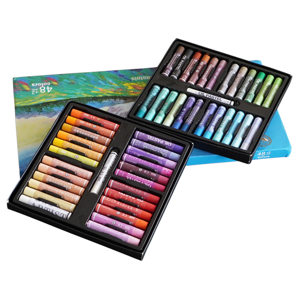 코히모 갤러리 드로잉 꾸덕 오일 파스텔 세트 3W150, 48색, 1세트 9,000원