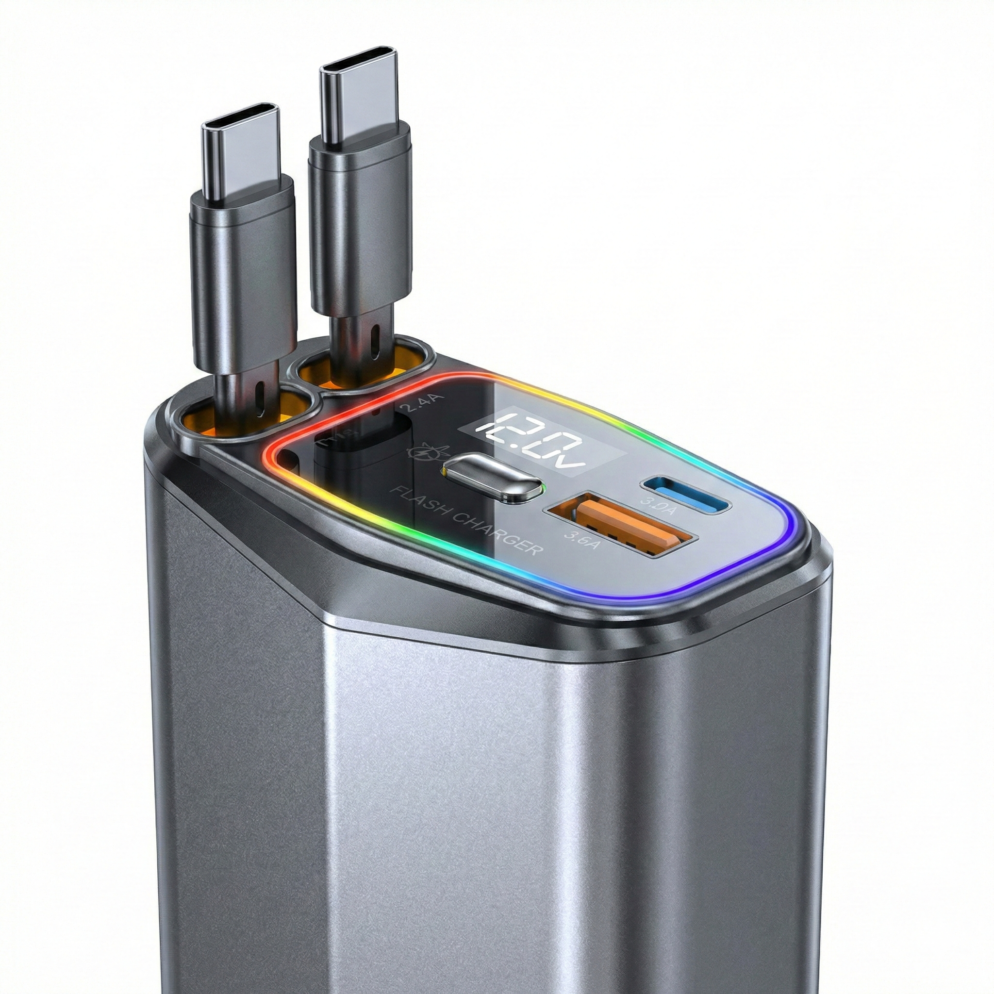 SUNRIVER 240W 선리버 차량용 초고속 충전기 5세대 최고 스팩 출시 4대 동시 초고속 충전 스마트폰은 물론 노트북도 충전 모든 차량 호환 2026년 신상 30,420원