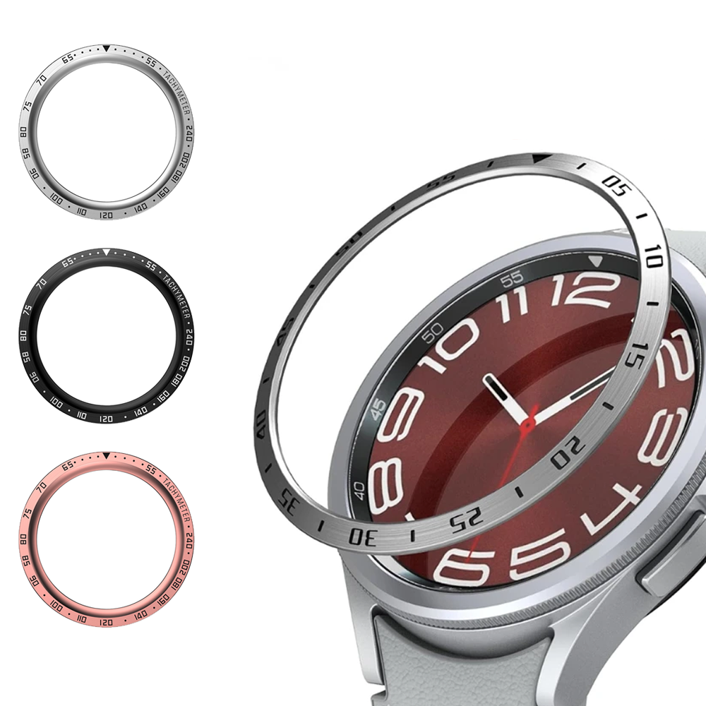 아야 갤럭시워치6 클래식 40 44 43 47mm 프리미엄 메탈 베젤링, A타입 (실버) 12,800원