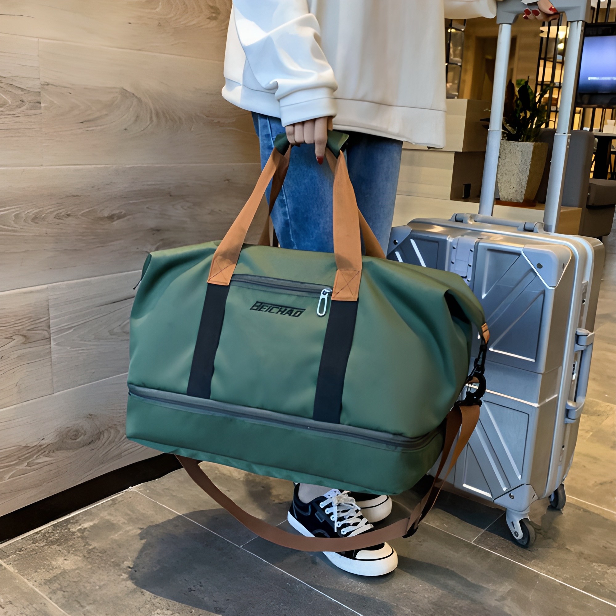 셀루앙드 가벼운 대용량 나일론 방수 여행용 더플백 15,500원