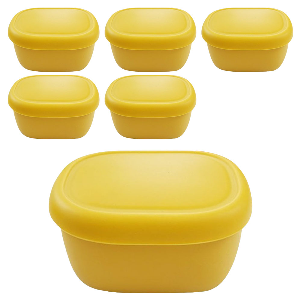 실리팟 국내생산 실리콘 밀폐용기 머스타드 소(103 x 80 x 50 mm), 6개, 180ml 38,100원