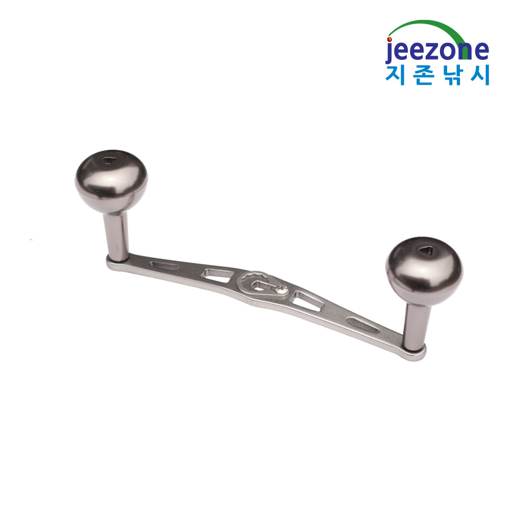 지존낚시 140mm 범용 베이트릴 더블핸들 파워핸들 노브30mm, 건메탈 29,000원