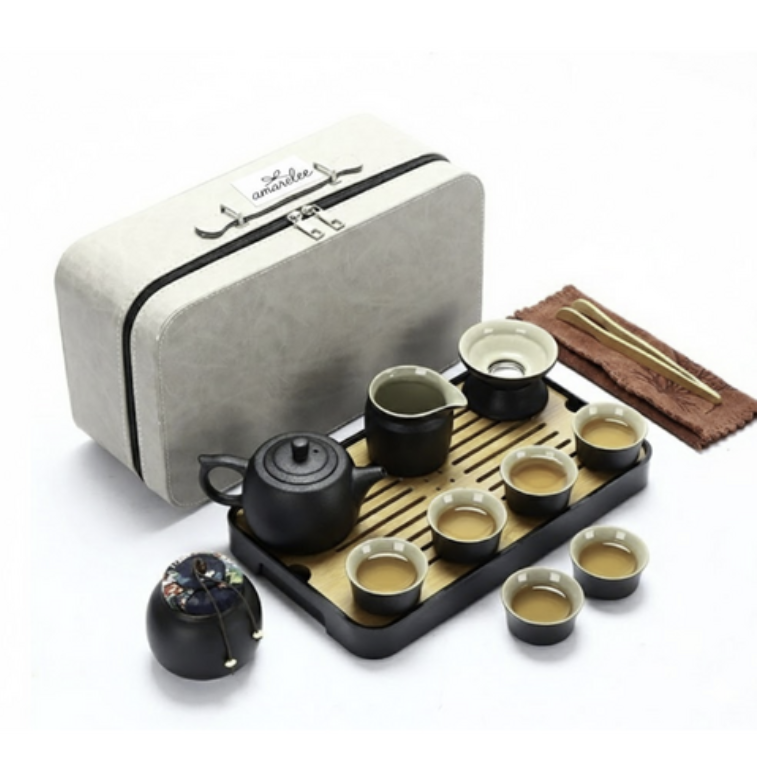 휴대용 다도세트 다기세트 중국 전통 차 세트 보이차 amarelee 29,000원