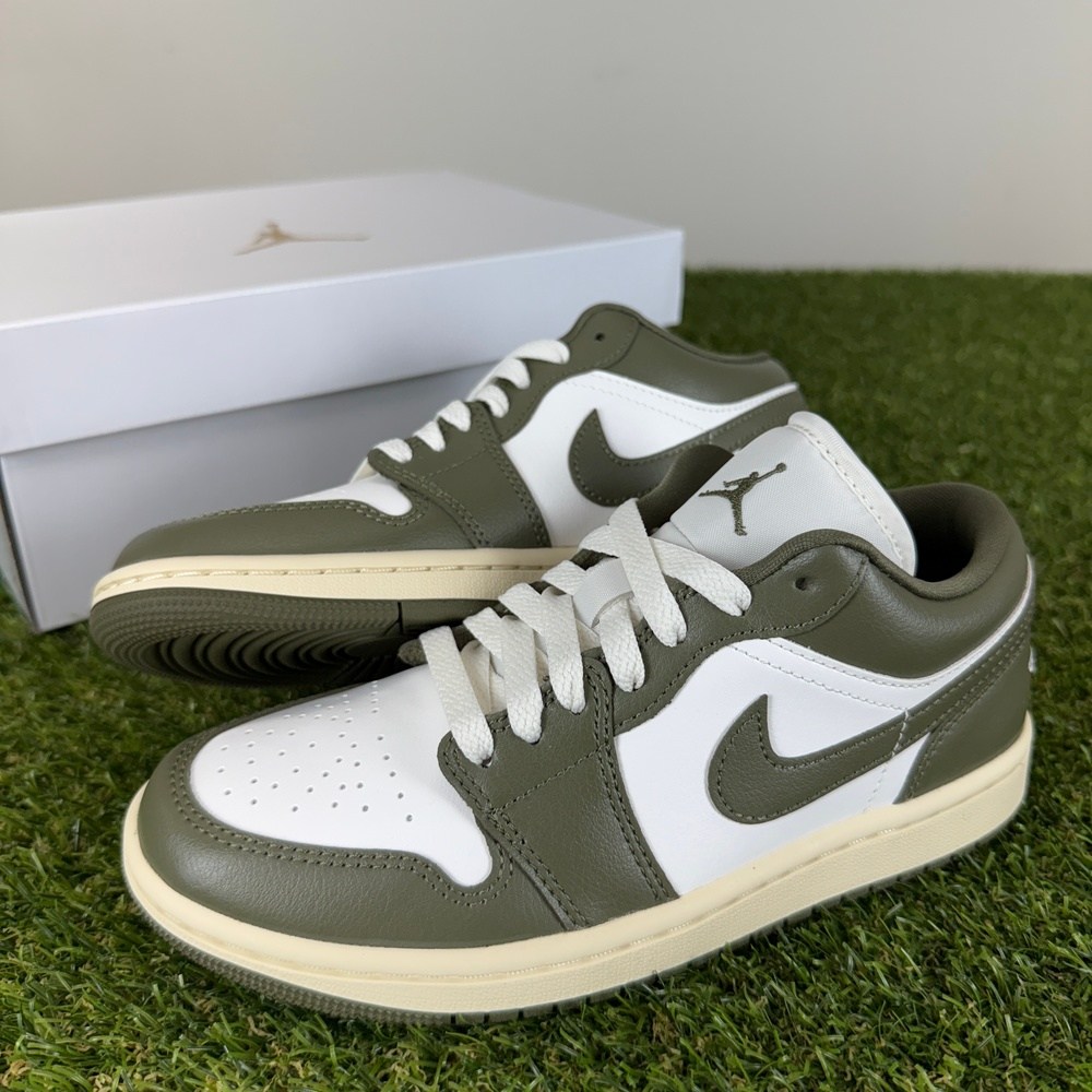나이키 여성 에어 조던 운동화 로우 데일리화 편한 스니커즈 신발 올리브색 119,000원