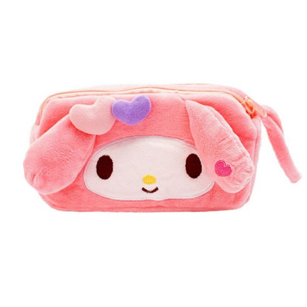 산리오 캐릭터 케이스 필통 하트 사각파우치, 쿠로미 하트, 1개 9,400원