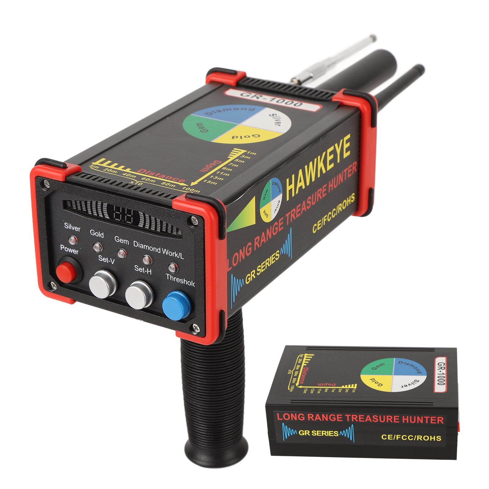 원거리 금속 탐지기 스크린 정밀판 AKS 보물찾기기 보석검사기 AC100~240V 362,600원
