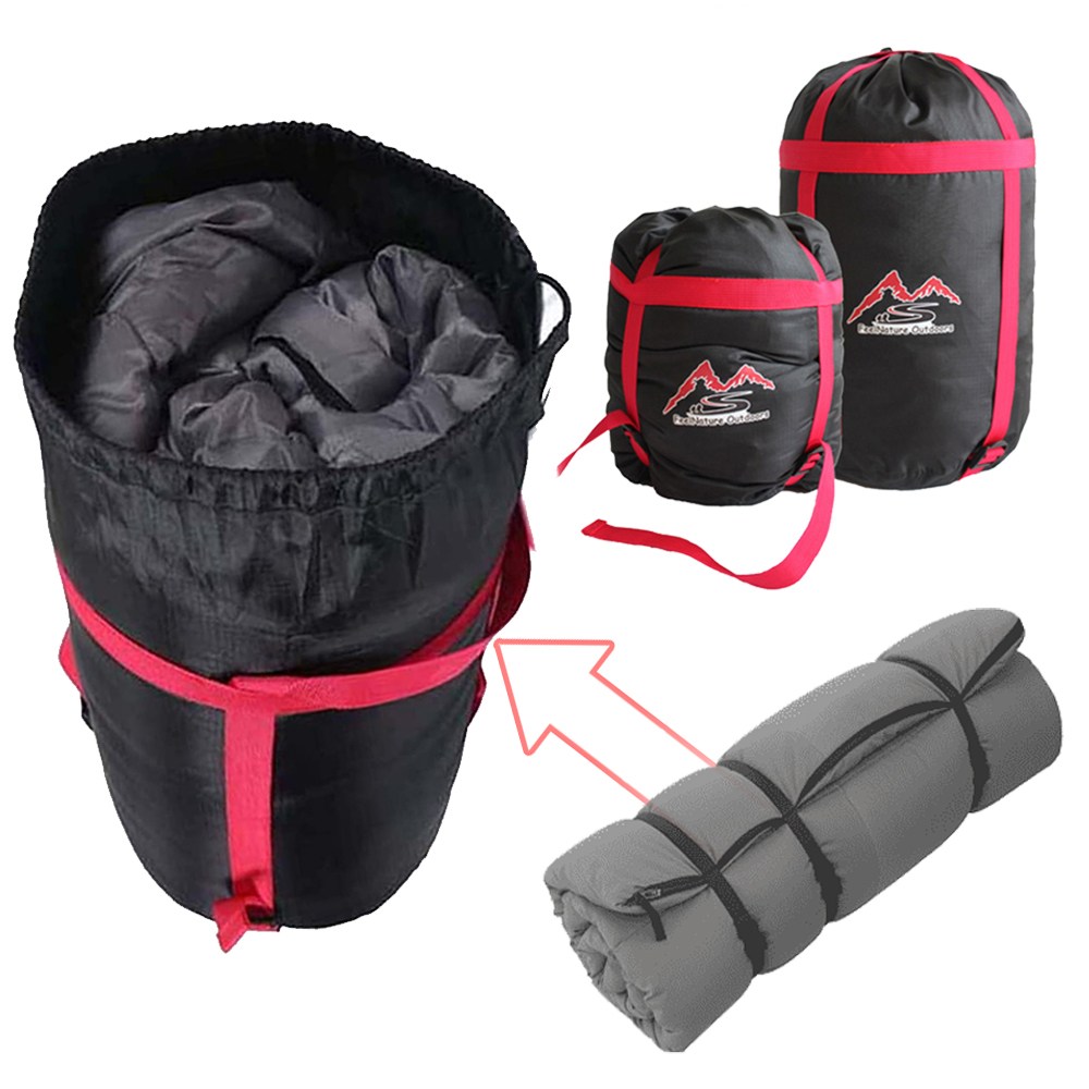 2사이즈 캠핑 대용량 경량 대형 압축 이불 침구 주머니 백 백패킹 보관 수납 파우치 가방 9,900원
