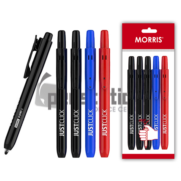 모리스 저스트클릭 노크식 유성매직 S 5개 세트 10,000원