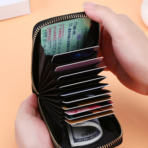 소가죽 아코디언 반지갑 여자 남자 카드지갑 11,900원