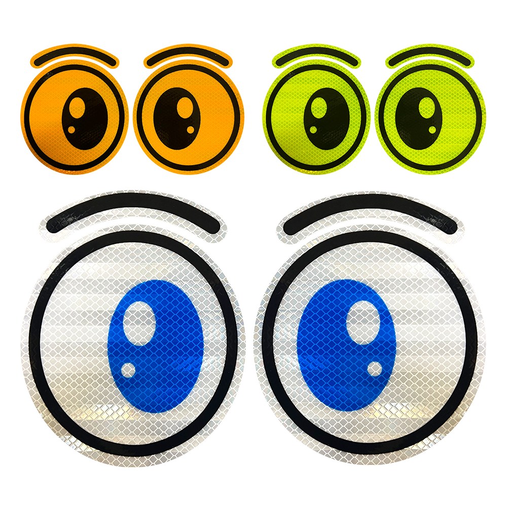 잠깨우는 눈썹왕눈이 스티커 화물차 탑차 눈스티커 반사 리플렉터, 1개 11,000원