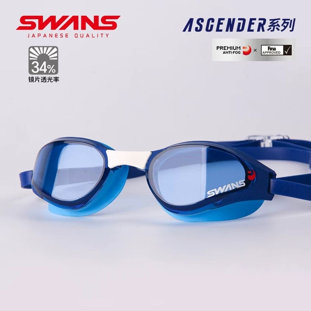SWANS 스완 수영안경 수경 어센더 성인용 쿠션 제 클리어 SR8PAF 136,100원