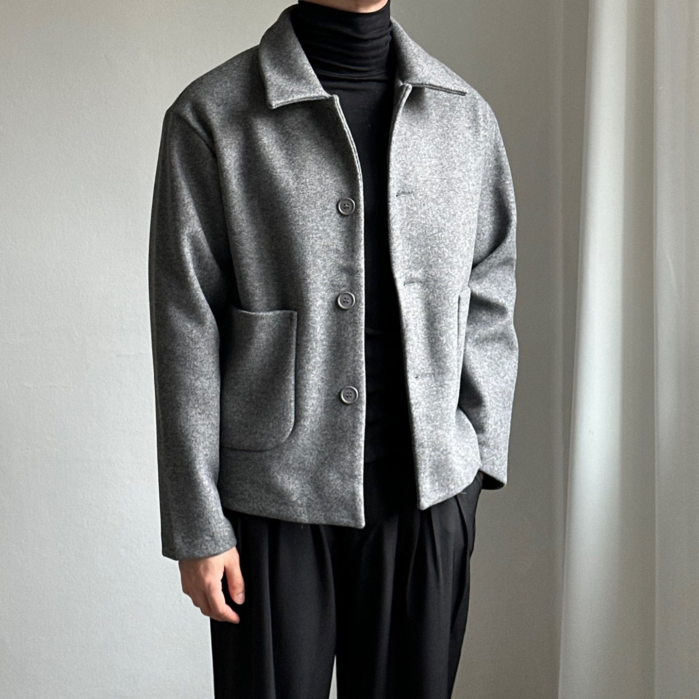 르위 데일리 하프 카라 울코트 남녀공용 49,000원