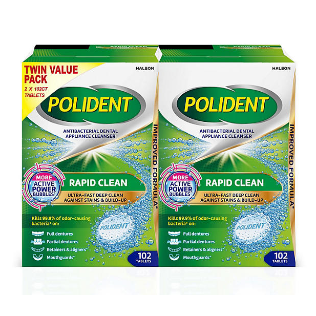 폴리덴트 3분 틀니 세정제 102개입 2팩 17,890원