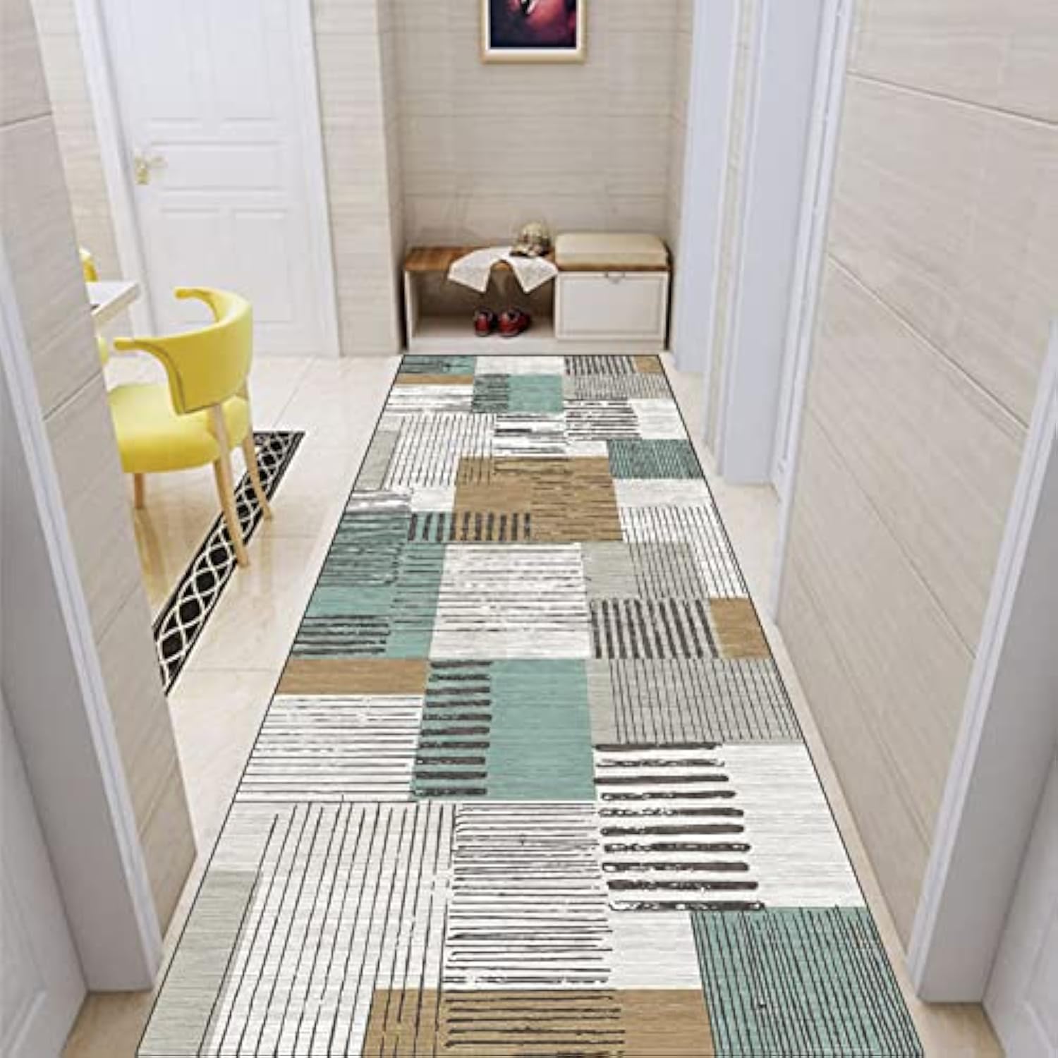 Fowod  북유럽 패턴 복도 카펫 롱카페트 미끄럼 방지 빨 수 24,900원