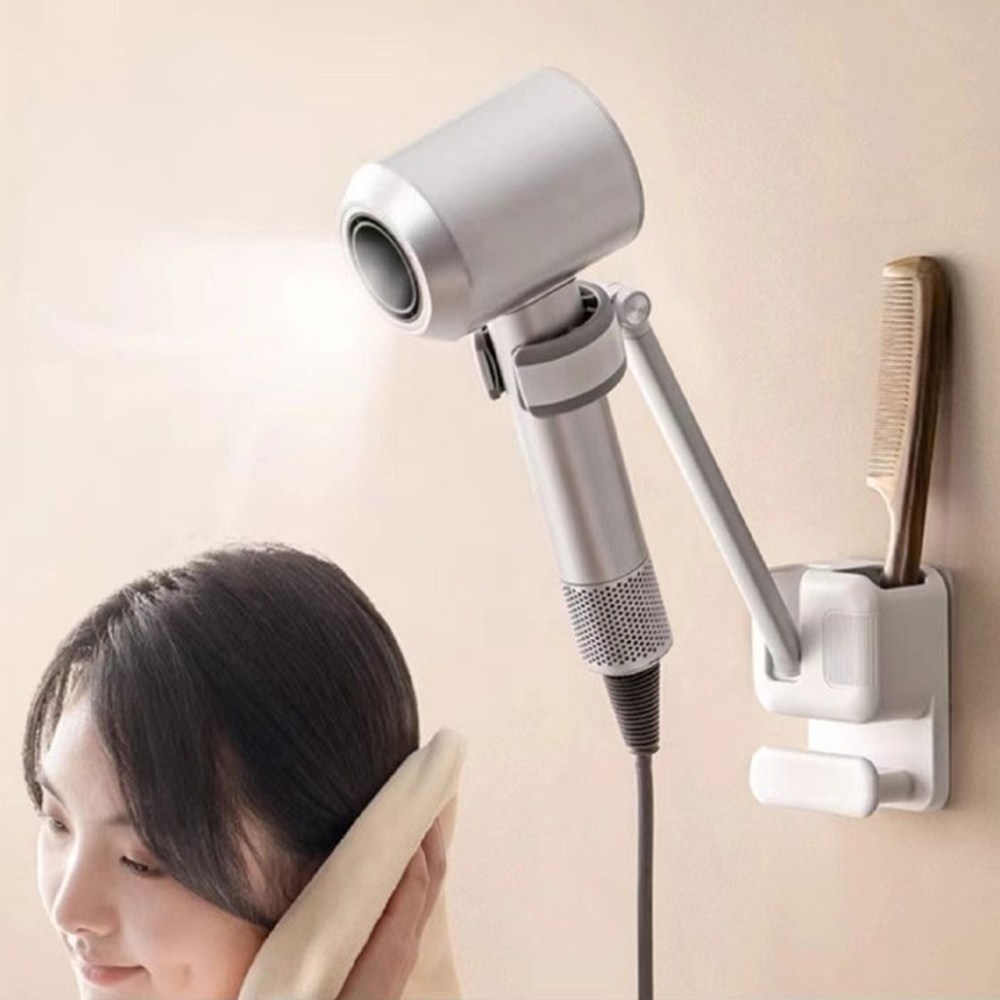 엔빙 핸즈프리  헤어드라이기 거치대 무타공 각도조절 12,900원