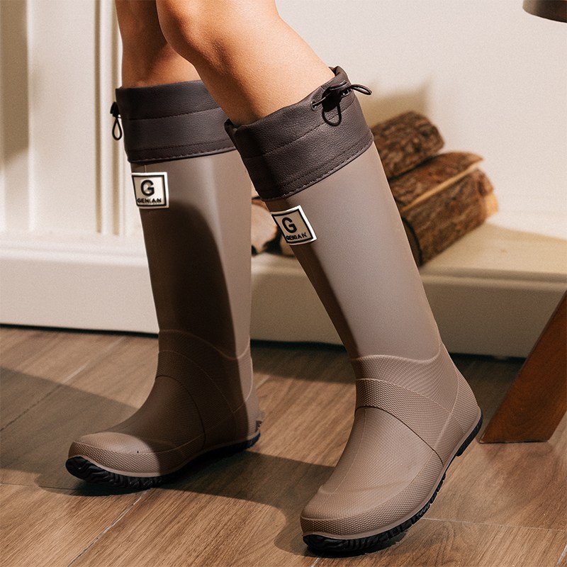 완전방수 접이식 레인부츠 남녀커플 투게더 등산 캠핑 장마 논슬립 장화 초경량 조절끈 19,800원