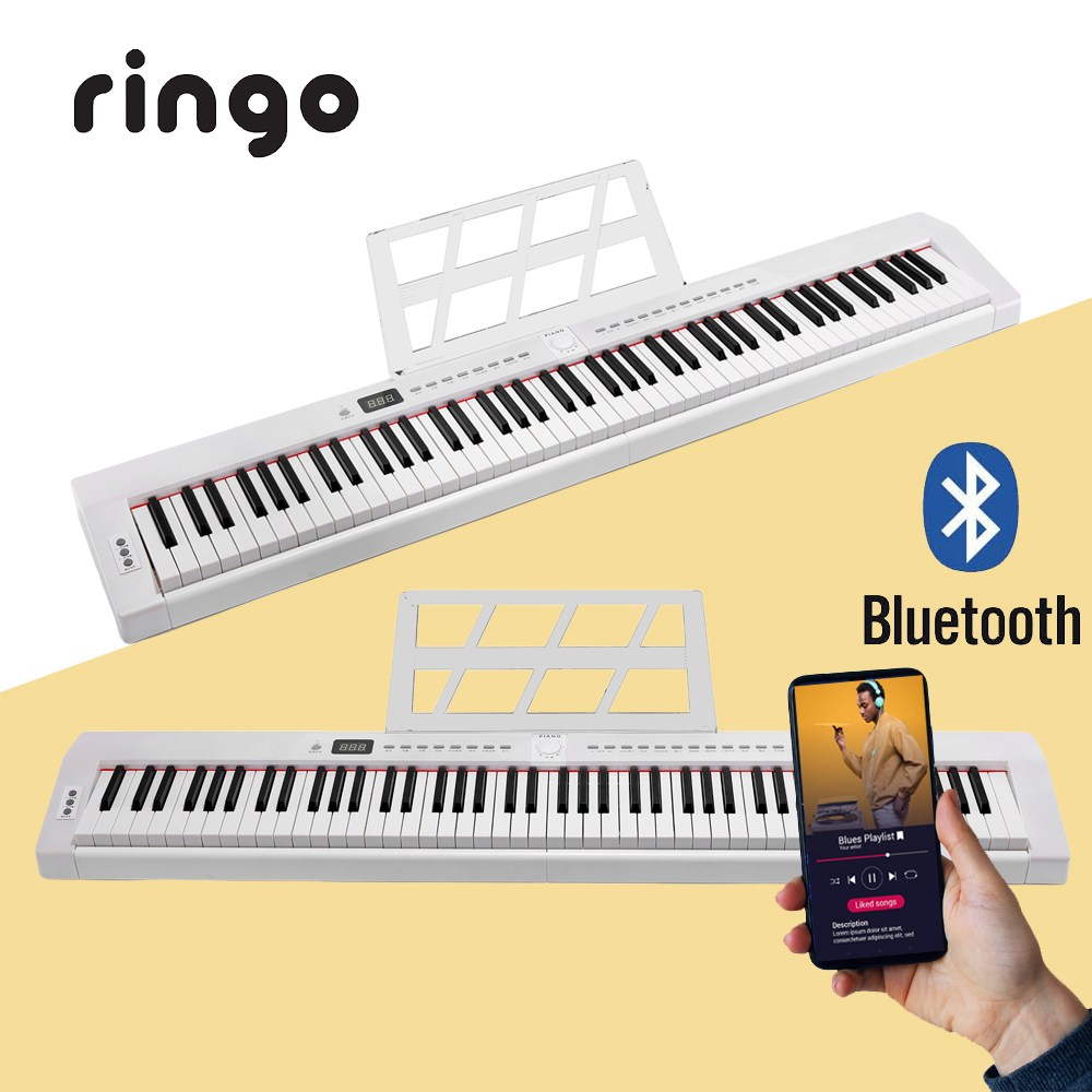 링고 블루투스 디지털피아노 88건반 RP-88WH_화이트피아노 257,500원