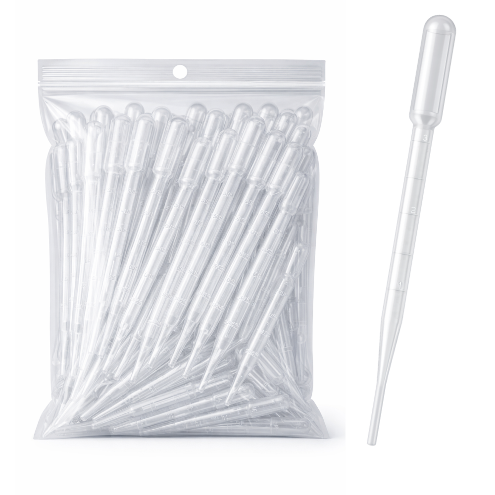 일회용 스포이드 세트 눈금 드롭퍼 소분 피펫, 100개, 3ml 10,100원