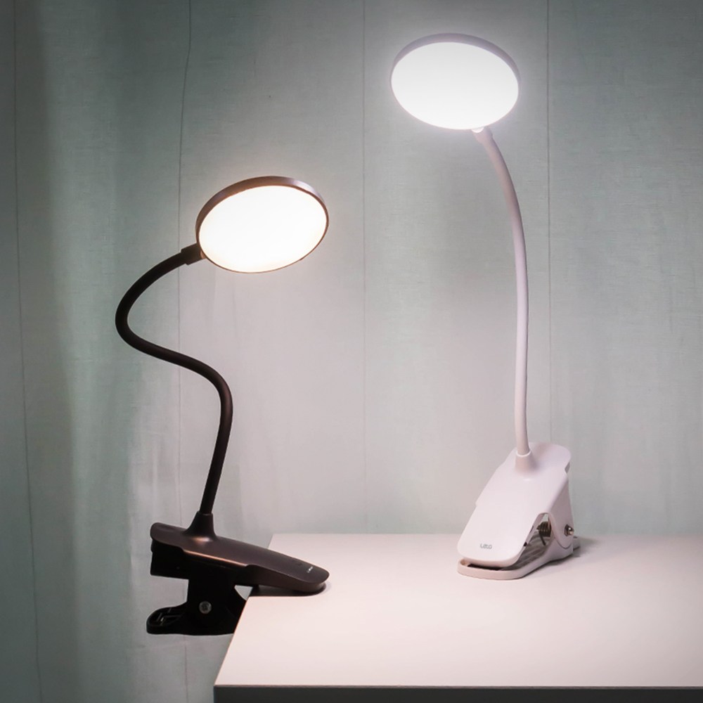 LED 집게 스탠드 학습용 책상 조명 침대 공부 독서등 스텐드 북라이트 C100, 스탠드 C100 블랙 10,900원
